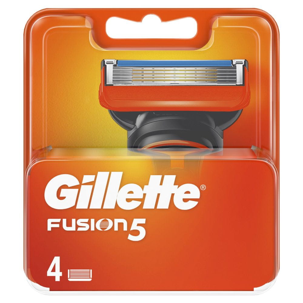 Gillette Fusion5 Pánska Náhradná Holiaca Hlavica, 4 ks 